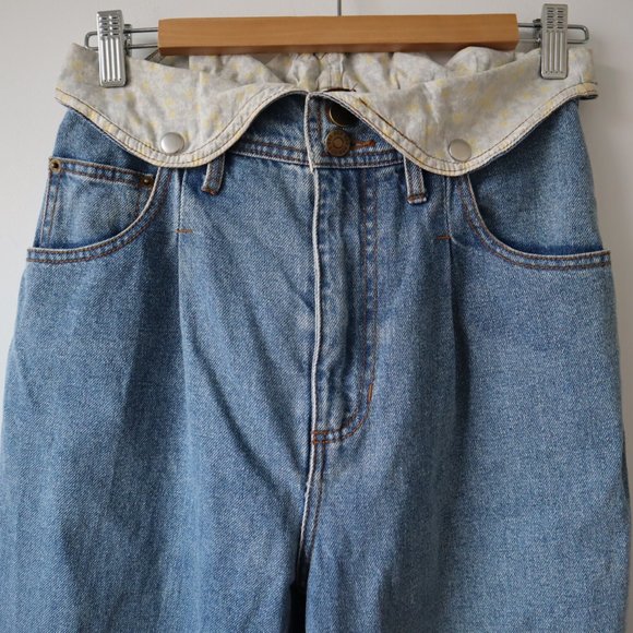 BDG Urban Outfitters Paperbag Blue Jeans, Size 27 - Picture 3 of 16